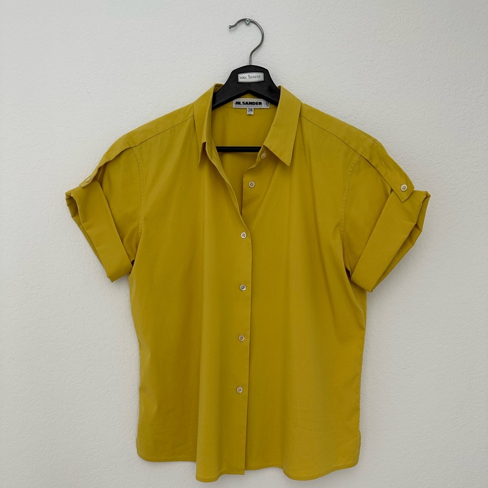Jil Sander Short Sleeve Button Down Shirt